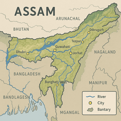 Assam Geography